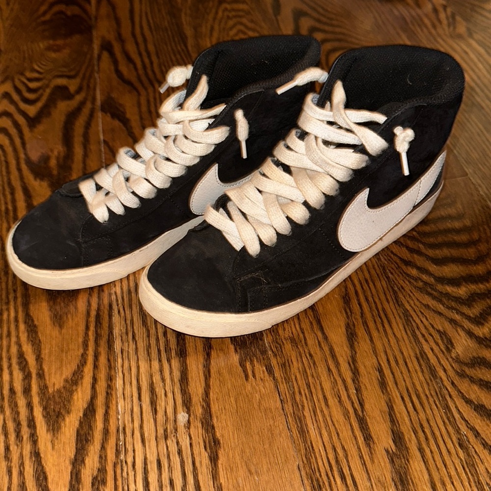 Dark blue suede blazers